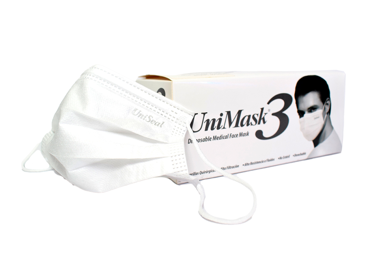 Cubebocas Unimask 3 Blanco